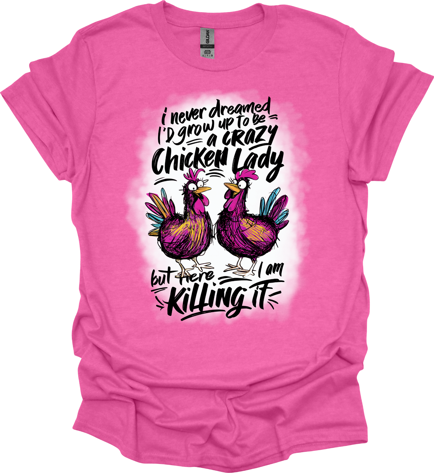 Crazy Chicken Lady Tee