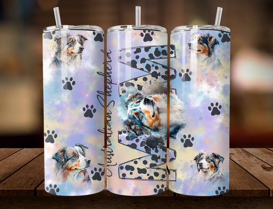 Australian Shepherd Mom 20oz Tumbler